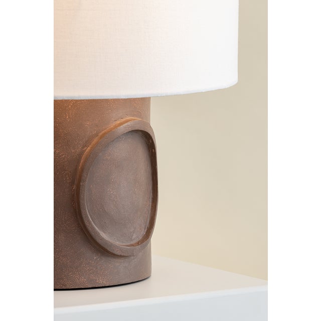 Contemporary Mitzi Davie 15.75 in. 1 Light Table Lamp in Aged Brass Finish For Sale - Image 3 of 12