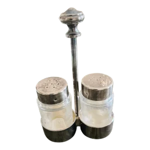 Vintage Salt and Oepper Shakers Silverplate