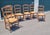 6 Country French Shell Carced Dining Chairs For Sale - Image 9 of 11