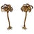 German Palm Tree Floor Lamps by Hans Kögl, 1970s, Set of 2 For Sale - Image 16 of 16