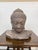 Indonesian Hand Carved Lava Stone Buddha Bust For Sale - Image 9 of 12