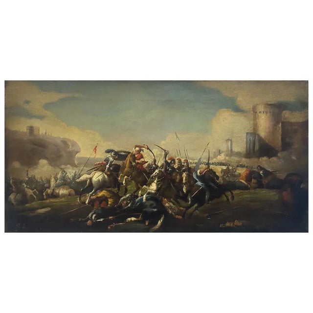 After Salvator Rosa, Cavalry Battle, 2006, Oil on Canvas For Sale - Image 4 of 16