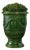 French Anduze Green Planter. 18” X 22” For Sale