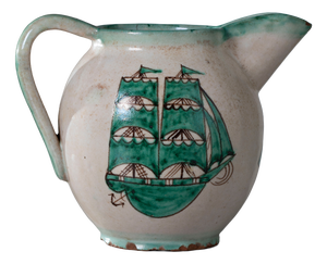 Modernist Ceramic Pitcher from M.A.C.S. Vietri, Italy, 1930s