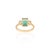 Not Yet Made - Made To Order Certified 2.87 Ctw Octagon Emerald Pear Diamond Three Stone Ring Size 7 For Sale - Image 5 of 8