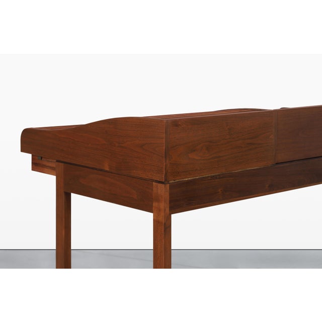 Vintage Rosewood Tambour Door Desk by Edward Wormley for Dunbar, 1950s For Sale - Image 12 of 15