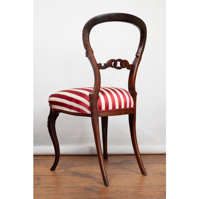 Antique Biedermeier Chairs in Dark Beech, 1870, Set of 4 For Sale - Image 4 of 13