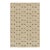 Rug & Kilim’s Block Print Rug With Floral Lattice in Beige-Brown & Charcoal For Sale
