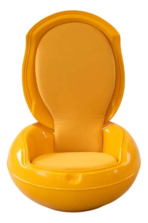 スペースエイジ Peter Ghyczy ガーデンエッグチェア ミッドセンチュリ White Garden Egg Chair by Peter Ghyczy, 1968 - Etsy