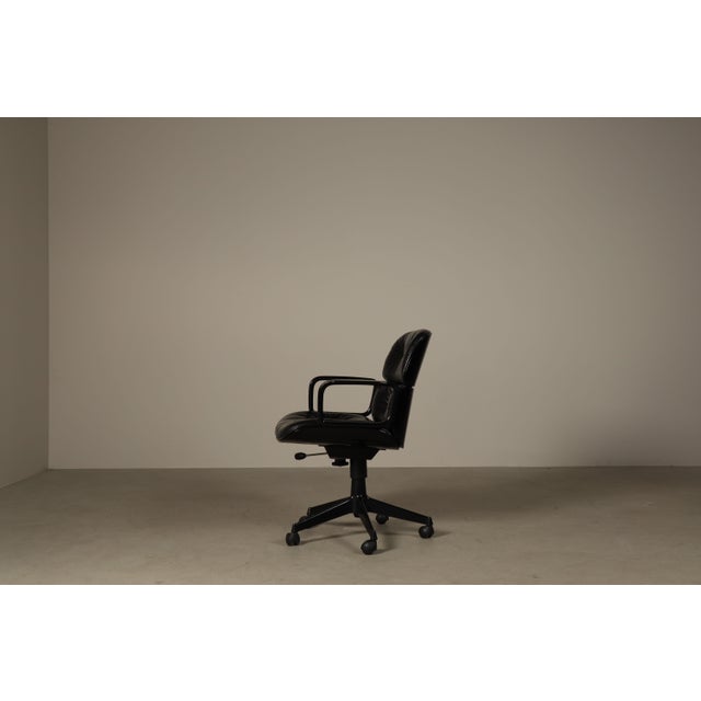 Executive Office Chair by Ennio Fazioli for Mim Roma, Italy, 1970s For Sale - Image 10 of 17
