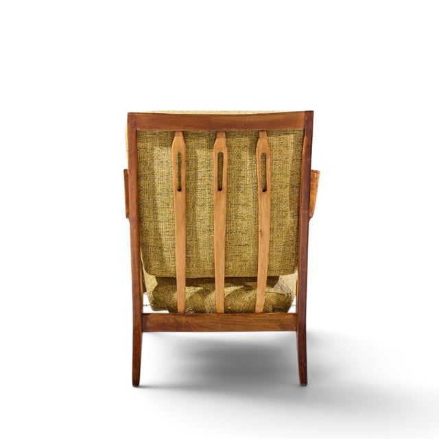 Gio Ponti for Cassina Model 516 Mid Century Walnut Lounge Chairs - Pair For Sale - Image 9 of 12