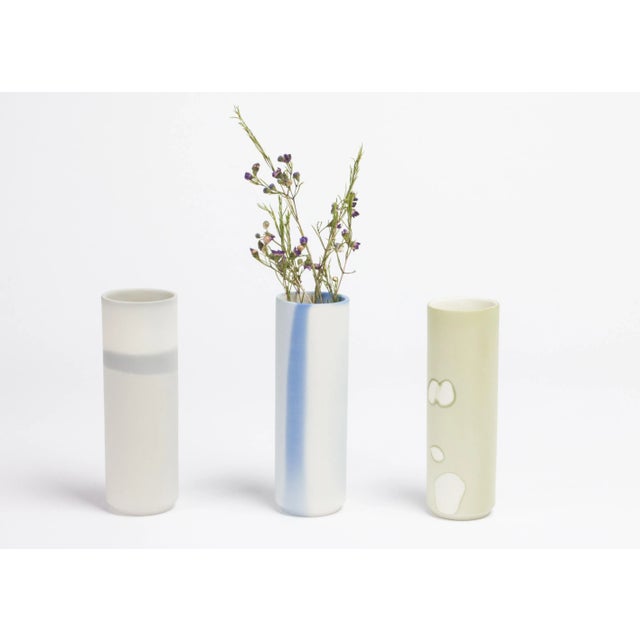 Contemporary Panta Rhei Capillary Effect Vases by Jihye Kang, Set of 3 For Sale - Image 3 of 6