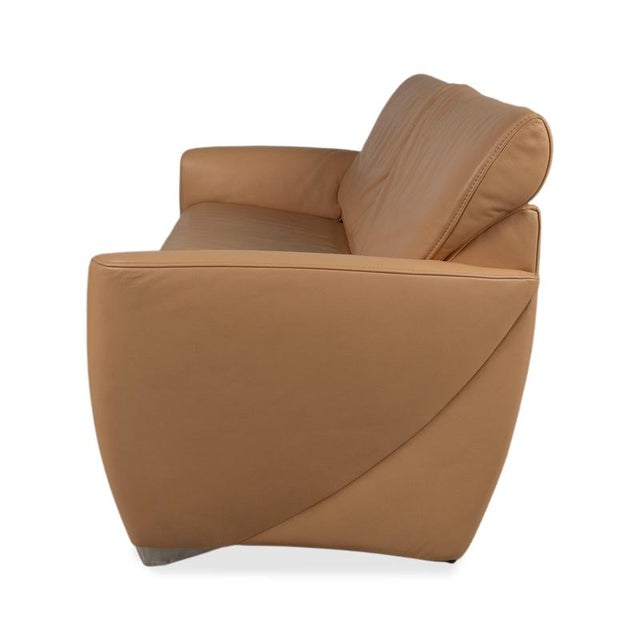 Angel 3250 3-Seater Sofa in Cognac Leather from Jori For Sale - Image 12 of 13