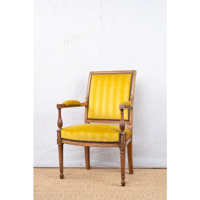 French Set of 4 Antique French Armchairs For Sale - Image 3 of 11