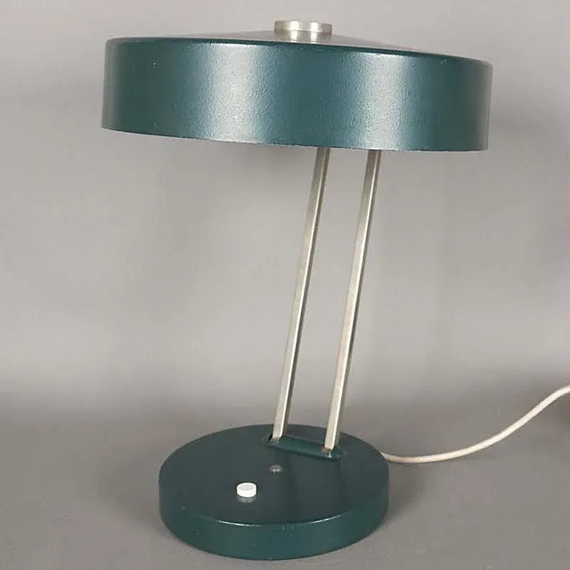 Green Green Desk Lamp from Kaiser, 1970s For Sale - Image 8 of 8
