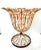 Vintage Scrolled Wrought Iron Tulip Planter Basket For Sale - Image 4 of 8