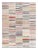 Handwoven Modern Patchwork Kilim Rug in Multicolor Striation, by Rug & Kilim For Sale