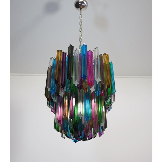 Murano Glass Elena Model Chandelier in the style of Venini Style, 1990 For Sale - Image 6 of 13