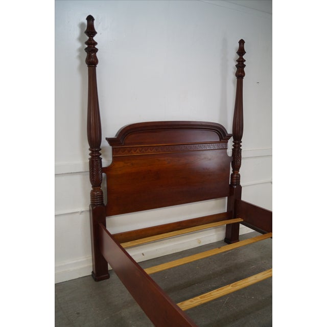 Pennsylvania House Solid Cherry Queen Poster Bed Chairish