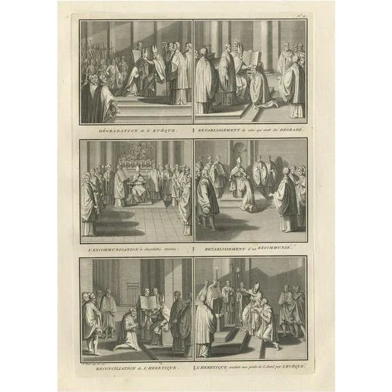 Picart, Roman Catholic Habits, Rituals & Ceremonies, 1723, Print | Chairish