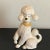 Vintage Large Ceramic French Poodle With Collar Figurine Statue For Sale - Image 9 of 13