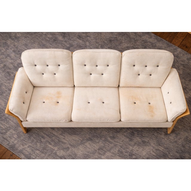 Vintage Swedish Three-Seater Sofa, 1970s, 1980s For Sale - Image 13 of 14