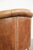 Sheepskin Club Armchair in Light Cognac with Decorative Nails For Sale - Image 12 of 13