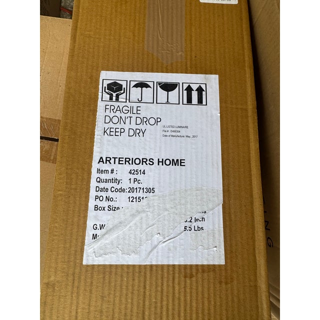 Arteriors Home Arteriors Arianna Pendant Nib- 2 Available For Sale - Image 4 of 5