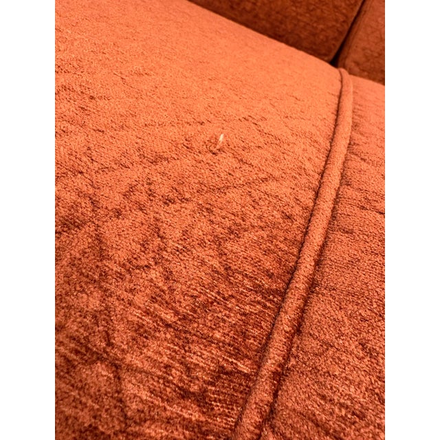 Wood Custom Lillian August Albert Rolled Arm Sofa For Sale - Image 7 of 8