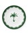 Coastal Fern & Co. For Anthropologie Palm Tree Dinner Plate For Sale - Image 3 of 12