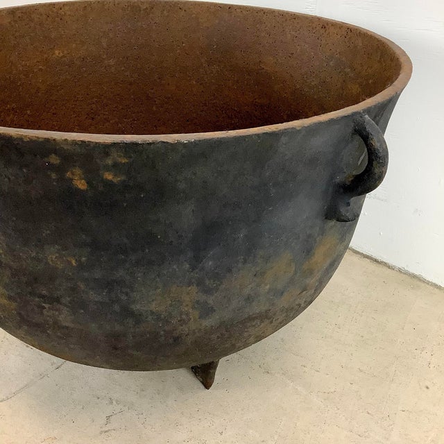 Antique Cast Iron Cauldron, Urn, Planter, or Pot Chairish