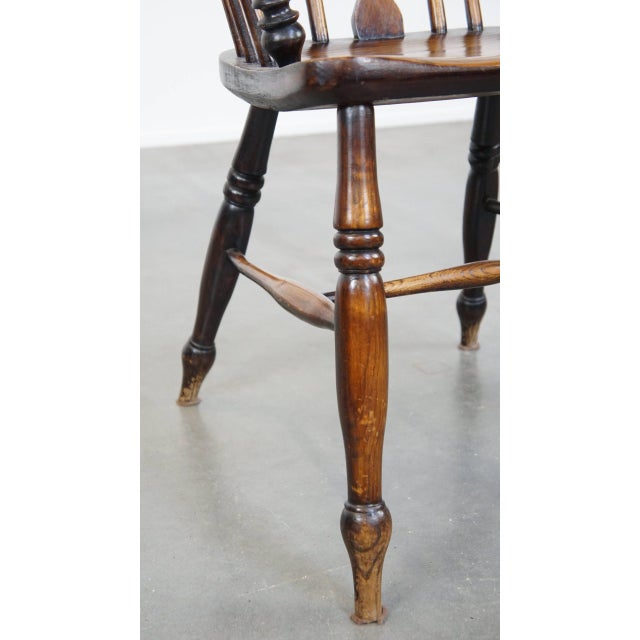 English Wooden Windsor Side Chair For Sale - Image 11 of 13