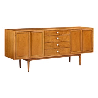 Kipp Stewart for Drexel Declaration Mid Century Walnut Credenza For Sale