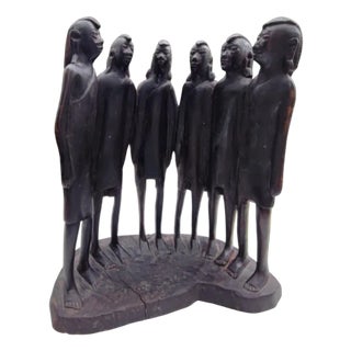 Sculpture of the Makonde People Family Tree, 1970s For Sale