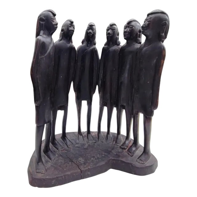 Sculpture of the Makonde People Family Tree, 1970s For Sale