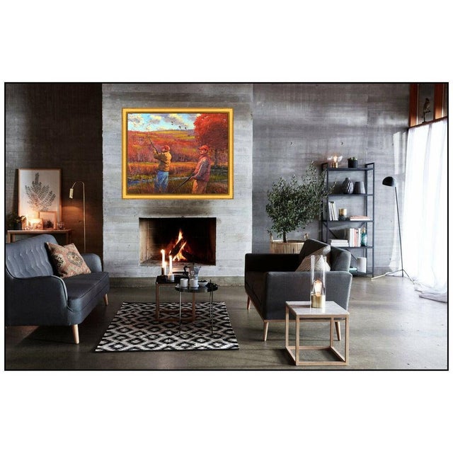 Late 20th Century Late 20th Century Duck Hunt, George Van Hook For Sale - Image 5 of 5