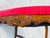 Red 90's Vintage French Style Red Upholstery Footstool For Sale - Image 8 of 8