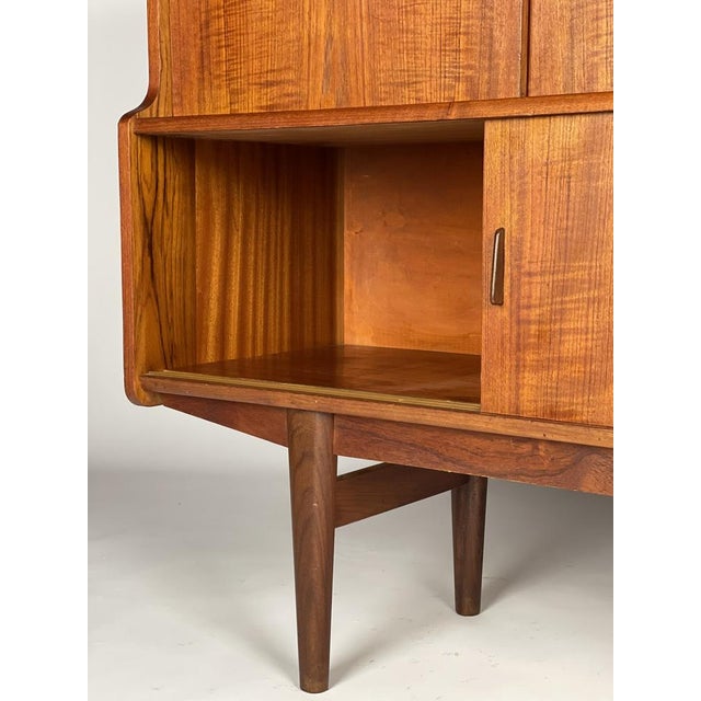 Tall Danish Teak Sideboard, 1960s For Sale - Image 10 of 17