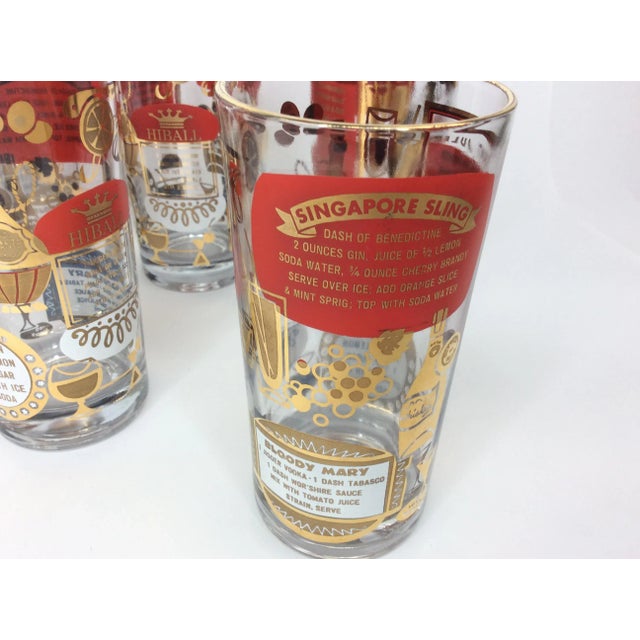 Mid-Century Recipe Cocktail Set For Sale - Image 10 of 13