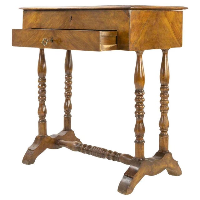 Vintage Italian Wood Secretaire, Early 20th Century For Sale - Image 6 of 6