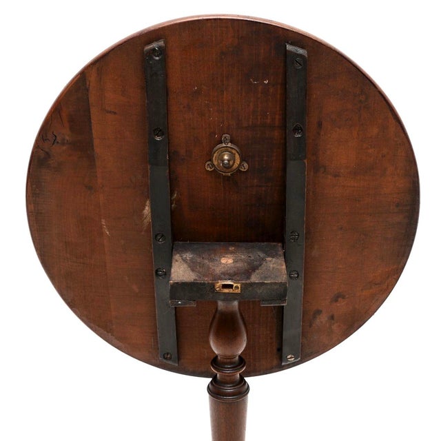 Antique Georgian Walnut Snap Top Occasional Table, 1790 For Sale - Image 4 of 7
