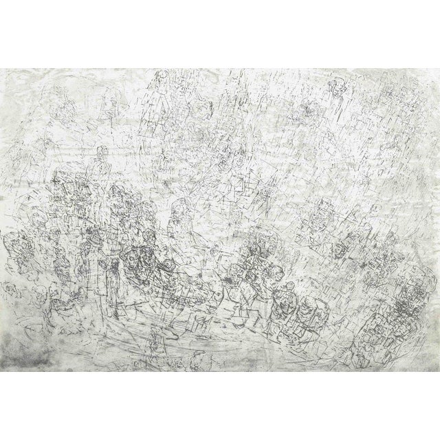 Mogens Nørgård, Composition with Figures, 1988, Etching on Paper For Sale - Image 6 of 6