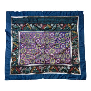 Hmong Hill Tribe Refugee Story Cloth, 1975. For Sale