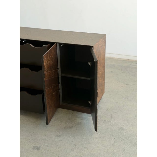 Modern 1970s Post Modern Cork Credenza For Sale - Image 3 of 15