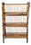 Mid 20th-Century 3-Tier Tortoiseshell Bamboo Bookshelf – Folds Flat for Storage For Sale