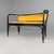 Black Austrian Bench by Gustav Siegel for Jacob & Josef Kohn, 1930s For Sale - Image 8 of 16