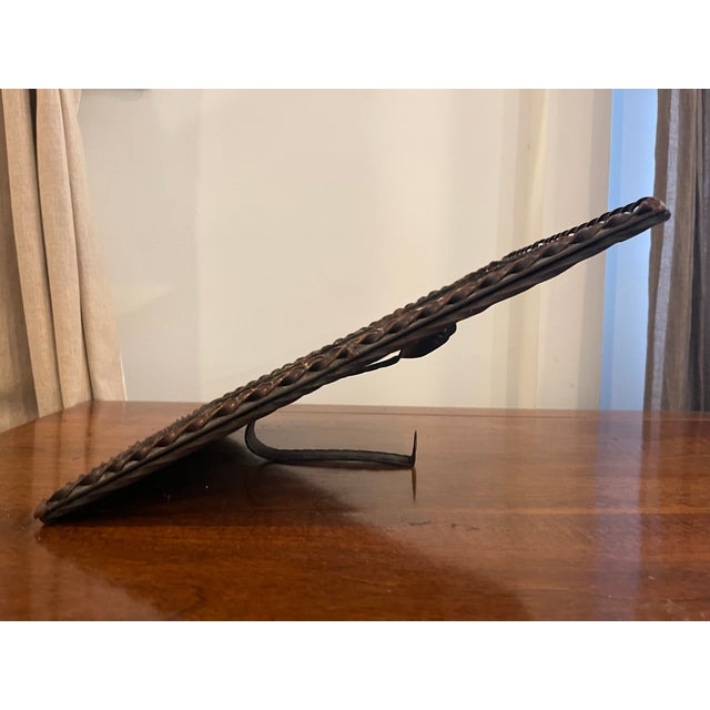 Late 19th Century Italian Late 19 Century Italian Wrought Iron Framed Mirror For Sale - Image 5 of 6