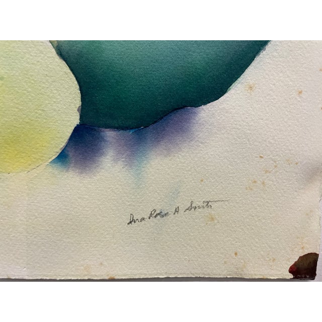 Traditional 1980s Ina Rose Smith Fruit Still Life Watercolor For Sale - Image 3 of 4