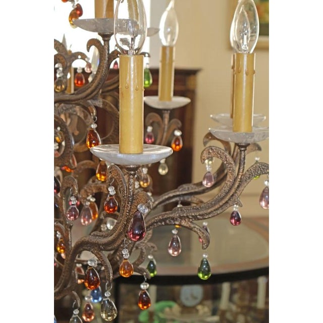 Schonbek Genisis 9882 Rock & Color Crystal 15 Light Chandelier For Sale - Image 13 of 17