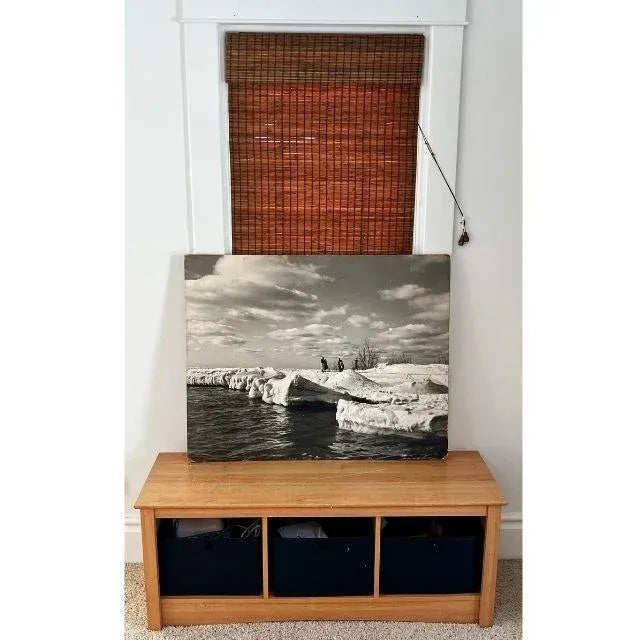 1950s Lake Michigan Large Black and White Mounted Photograph For Sale - Image 4 of 13